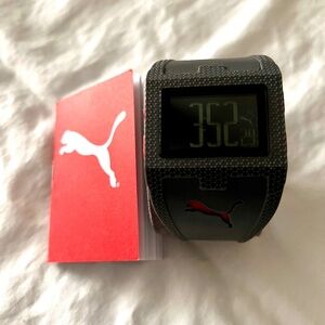 PUMA Active Sports Watch 910361003 - Grey and Red